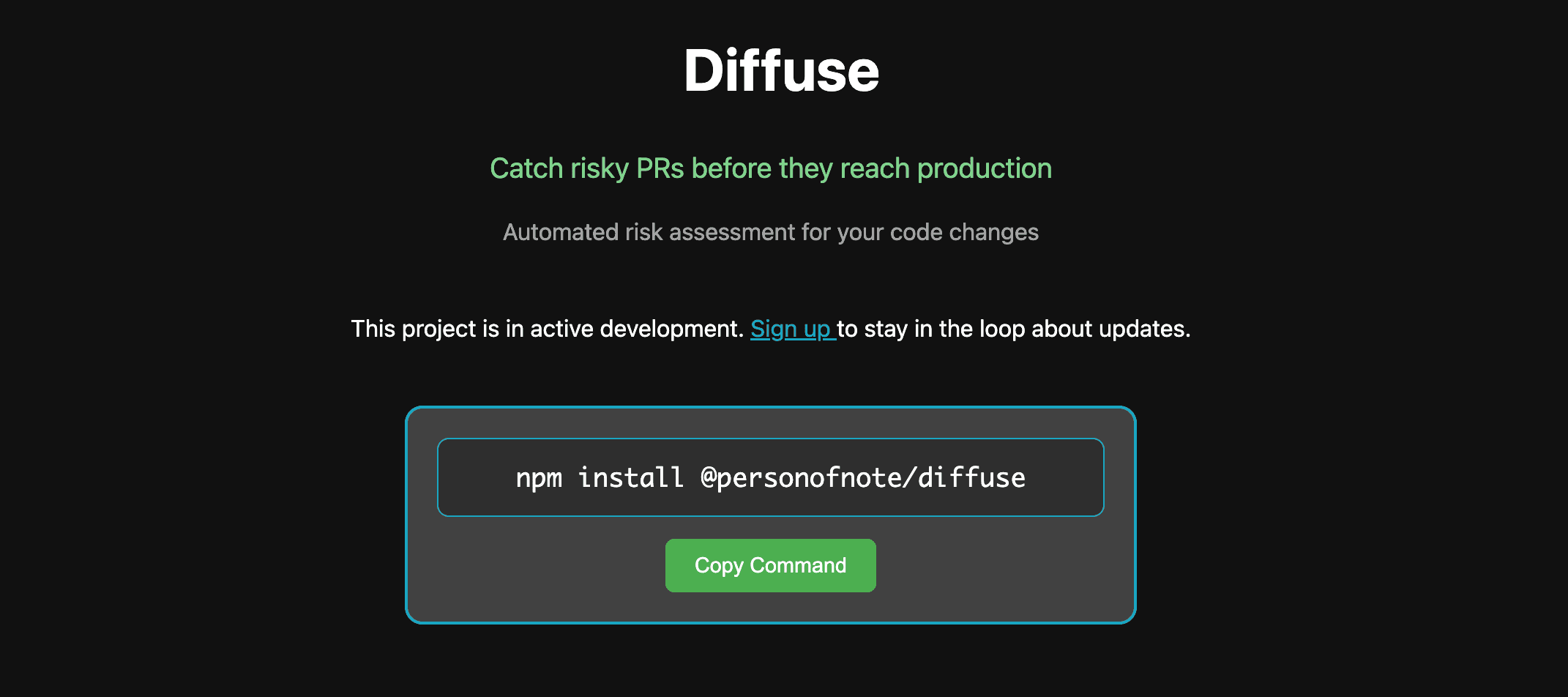 Cover image Diffuse