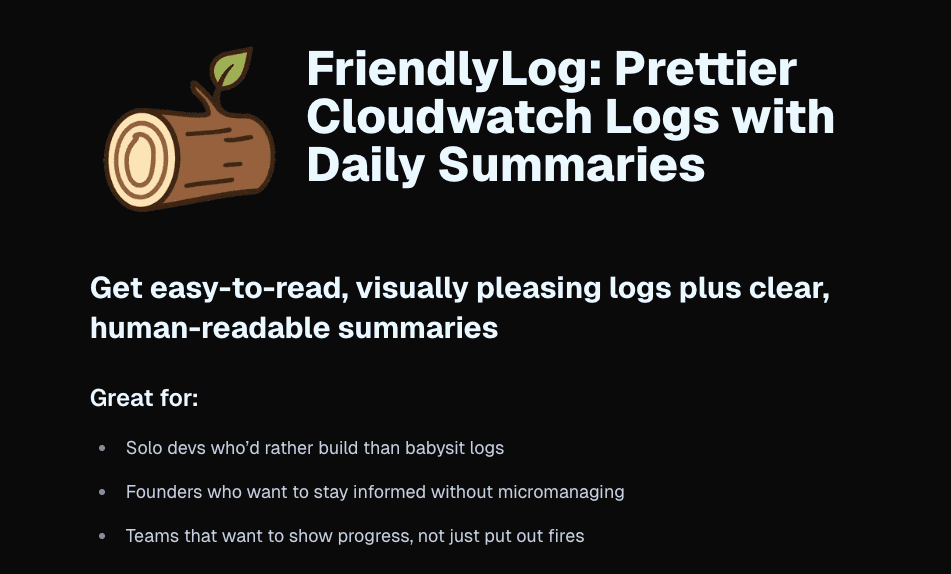 Cover image FriendlyLog