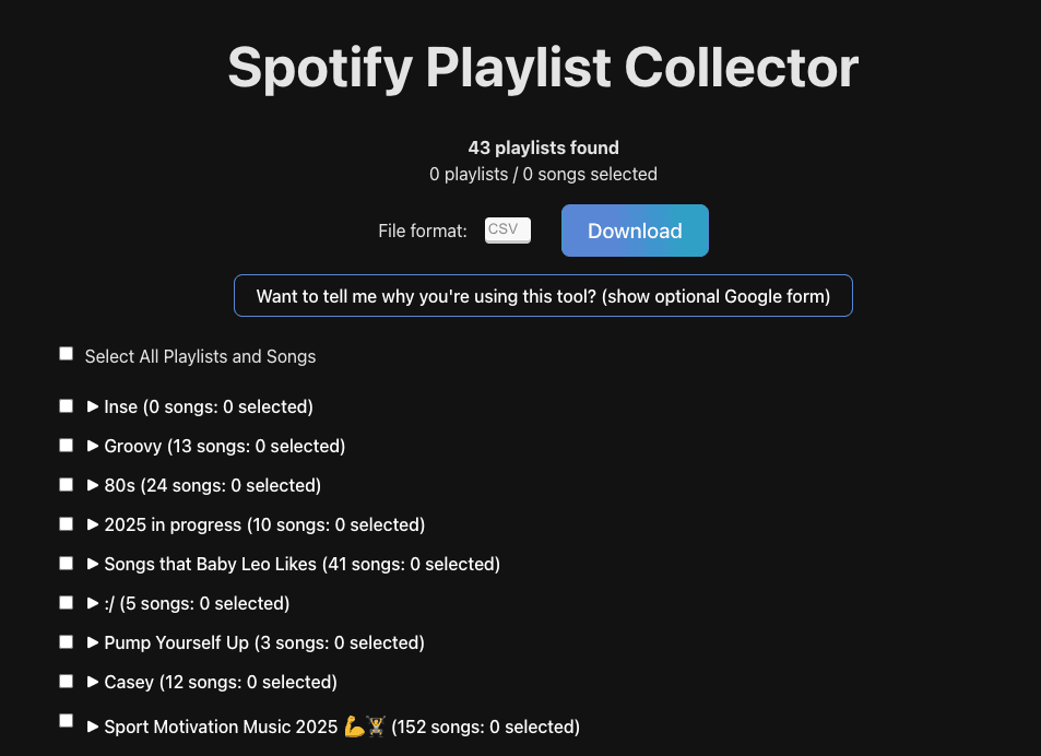 Cover image Spotify Exporter