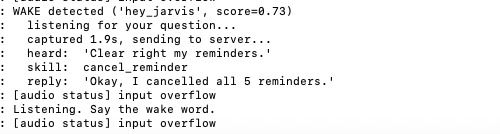 Clear reminders
